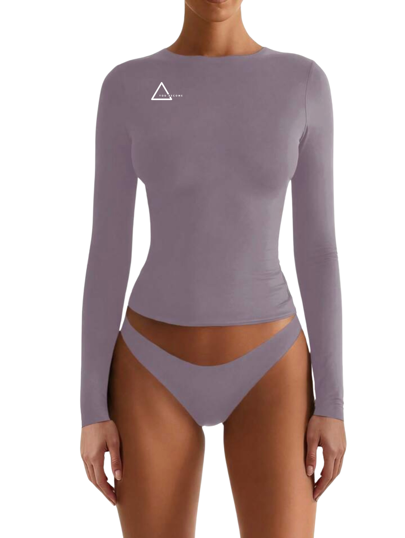 Sculpted long sleeve performance top